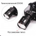 Фонарь налобный Патриот PT-FLG28 1 LED: XHP50. Питание: 2х18650 (в к-те). Вращение на 90 градусов вверх и вниз. Режимы: яркий, обычный, стробоскоп. В комплекте шнур ЗУ microUSB.