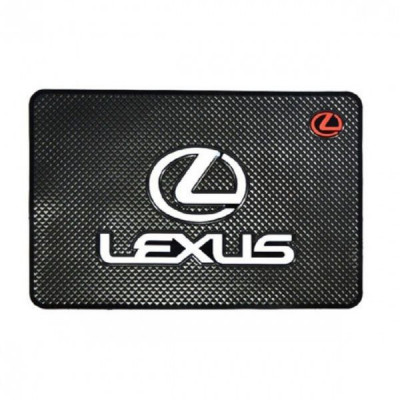 Коврик на панель авто LEXUS противоскользящий (20х13см)