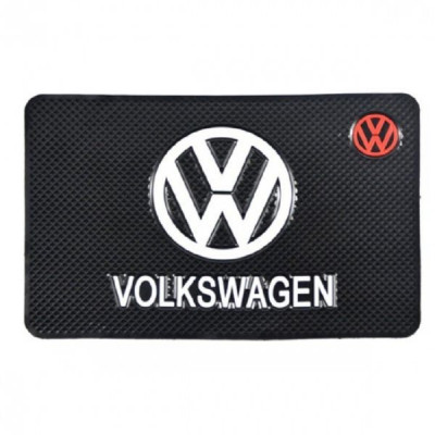 Коврик на панель авто VOLKSWAGEN противоскользящий (20х13см)