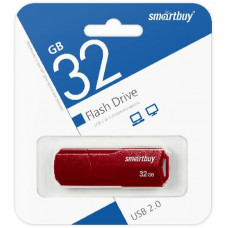USB флеш-диск 32GB Smart Buy Clue бордовый