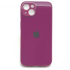 Чехол стеклянный iP 13 Glass Crimson