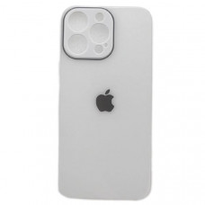 Чехол стеклянный iP 13 Pro Glass White