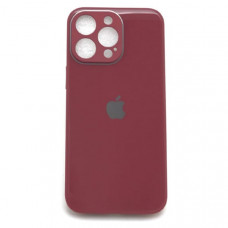 Чехол стеклянный iP 13 Pro Glass Red