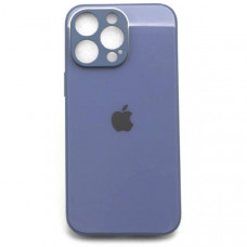 Чехол стеклянный iP 13 Pro Glass Azure