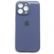 Чехол стеклянный iP 13 Pro Max Glass Azure