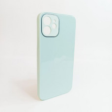 Чехол стеклянный iP 12 Glass Spearmint