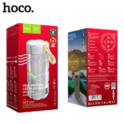 Портативная колонка Hoco HC7 Gray.
Размеры: 180х75х75 мм. БТ v5.0. Чип: JL. Емкость аккумулятора: 2400 мАч, зарядка около 3 часов. Время разговора/музыки: 4 часа. Динамик: 52 ммх2, мощность: 5 Втх2. FM, TF-карты, USB-накопителя, AUX и других режимов воспр