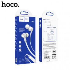 Гарнитура вакуумная HOCO M86 Oceanic White, с МК без рег.громкости длина 1.2м Гарнитура вакуумная HOCO M86 Oceanic White, с МК без рег.громкости длина 1.2м