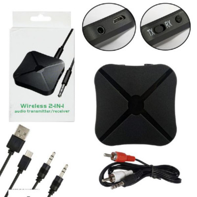 Bluetooth адаптер 3.5mm Jack XH-6 Bluetooth 5.0 Радиус передачи сигнала достигает 10-20м. Кабели: Micro-USB/Jack2RCA/Jack, Обесечивает Bluetooth передачу звука с телевизора к наушникам или колонке.