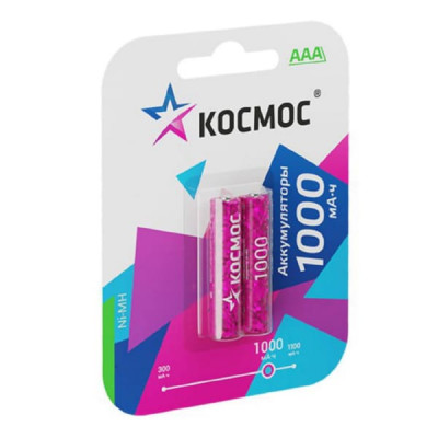 Аккумулятор КОСМОС R03 (1000 mAh) BL2 (2/24/288)