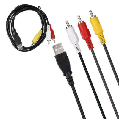 Кабель Аудио-Видео USB-3RCA 1,5 метра