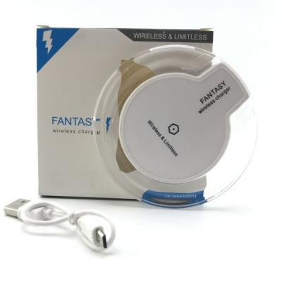 Беспроводное зарядное устройство FANTASY wireless charger White Кабель Micro USB в комплекте. Макс. выходной ток 1А. Количество разъемов 1. Максимальное входное напряжение 5В. Максимальное выходное напряжение 5В
