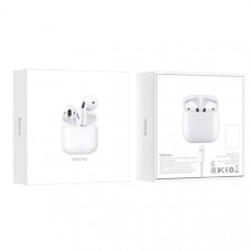 Гарнитура вкладыши Bluetooth Hoco EW03 Plus White. Емкость аккумулятора: зарядный чехол 200 мАч, левая и правая гарнитура 30 мАч. Время разговора/музыки: 4 часа. В режиме ожидания: 200 часов. С зарядным кабелем. Размер: 44,3х44,3х21,5 мм. Общий вес: 36г. 