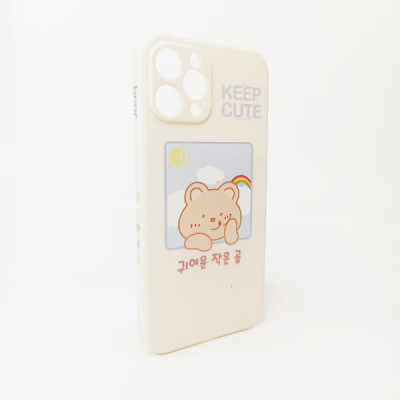 Чехол силиконовый iP 12 Pro Max Bear Keep Cute