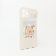 Чехол силиконовый iP 12 Pro Bear Keep Cute