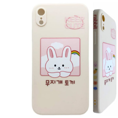 Чехол силиконовый iP XR Rabbit