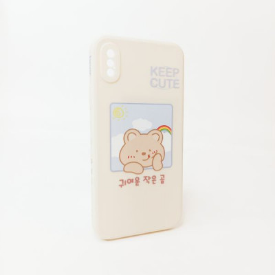 Чехол силиконовый iP X/XS Bear Keep Cute