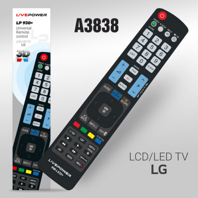 Пульт универсальный LG (Live-Power RM-L930+) LCD/LED TV