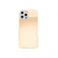 Чехол силиконовый iP 13 Pro Зеркало цвет Gold