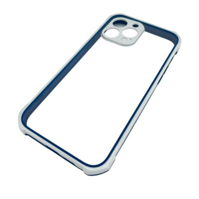 Чехол прозрачный iP 13 Pro Paris акриловый, цвет Dark Blue