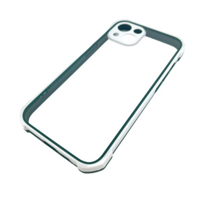 Чехол прозрачный iP 13 Paris акриловый, цвет Dark Green УЦ