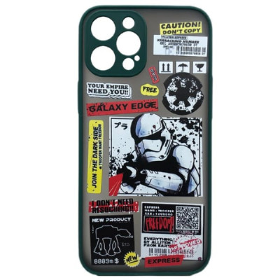 Чехол Skin Shell iP 12 Pro Max Star Wars Green 2