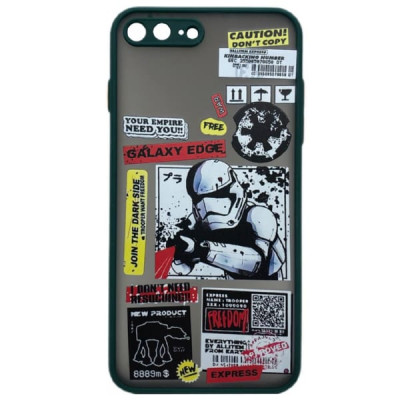 Чехол Skin Shell iP 7/8 Plus Star Wars Green 2