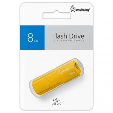 USB флеш-диск 8GB SmartBuy Clue Жёлтый
