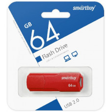 USB флеш-диск 64Gb Smart Buy Clue Красный