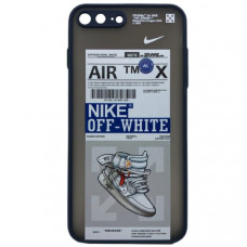 Чехол Skin Shell iP 7/8 Plus Off-White Dark Blue