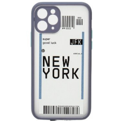 Чехол Skin Shell iP XR New York Viola