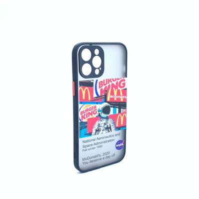 Чехол Skin Shell iP 12 Pro Max NASA 1 Black