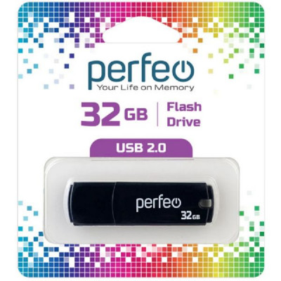 USB флеш-диск 32Gb Perfeo C05 Black