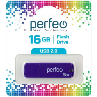 USB флеш-диск 16Gb Perfeo C05 Purple