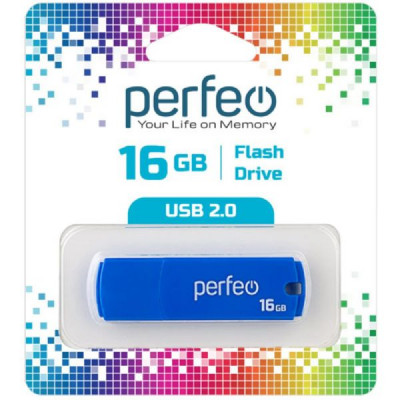 USB флеш-диск 16Gb Perfeo C05 Blue