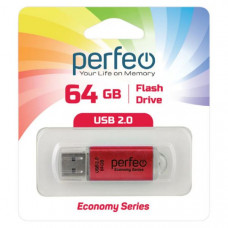 USB флеш-диск 64Gb Perfeo E01 Red economy series