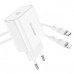СЗУ-USB-C (Type-C)-Lightning BOROFONE BA57A 1м, PD20W, 3A, White