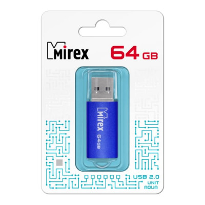 USB флеш-диск 64GB MIREX Unit Aqua (ecopack)