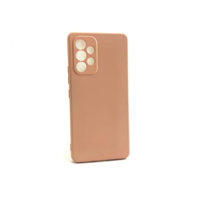 Чехол силиконовый Samsung A53 Soft Touch, цвет Персиковый
