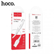 Кабель Type-C HOCO X70 1м, 3A, нейлон, White