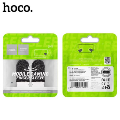 Напальчники для игры для телефона HOCO GM4 Superconducting fiber Black материал: нейлон+проводящее волокно. Процесс: 15-игольное плотное плетение, шитье горячим плавким предохранителем. Размер: 45х23х2мм; толщина 0,4 мм; вес: 0,8 г/пара 4. Подходит для ус
