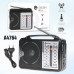 Радиоприемник портативный deespi RE-16/606 AM/FM/SW. 220V/50Hz. Питание от сети (кабель в к-те) и 2хR20 (не входит в к-т). 4-полосный: FM 88-108 Mhz, AM 530-1600 Khz, SW1 2.7-10.3 МГц SW2 9.8-22.2 МГц. Антенна 360гр.