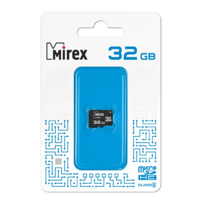 Карта памяти microSDHC Mirex 32GB (class 4)
