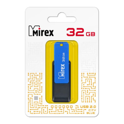 USB флеш-диск 32Gb MIREX City Blue (ecopack)