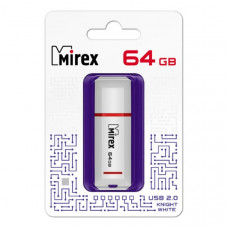 USB флеш-диск 64Gb MIREX Knight White (ecopack)