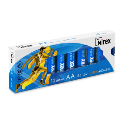 Батарейка Mirex LR03 10 шт, multipack (10/960)