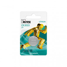 Батарейка Mirex CR2025 BL1 ecopack