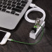 USB HUB 4 порта Hoco HB1 Silver Tarnish. Максимальная выходная мощность 5В, ток 500 мА (при подключении к компьютеру). Материал: алюминиевый сплав. Размер: 78х25х25мм, кабель 80см.