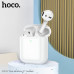 Гарнитура вкладыши Bluetooth Hoco EW25 Leader true White. Bluetooth 5.3, чип: AC6983. Емкость батареи: зарядный отсек 350mAh, наушники 30mAh.
Время разговора/музыки: 4ч., режим ожидания 200ч. Поддержка переключения ведущий-ведомый, вызов Siri. Размеры: 53