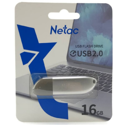 USB флеш-диск 16Gb Netac U352 серебро